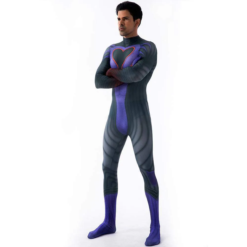 Replica Riku Costume Cosplay Halloween Jumpsuit Anime Tights Suit Zentai For Adult Kids