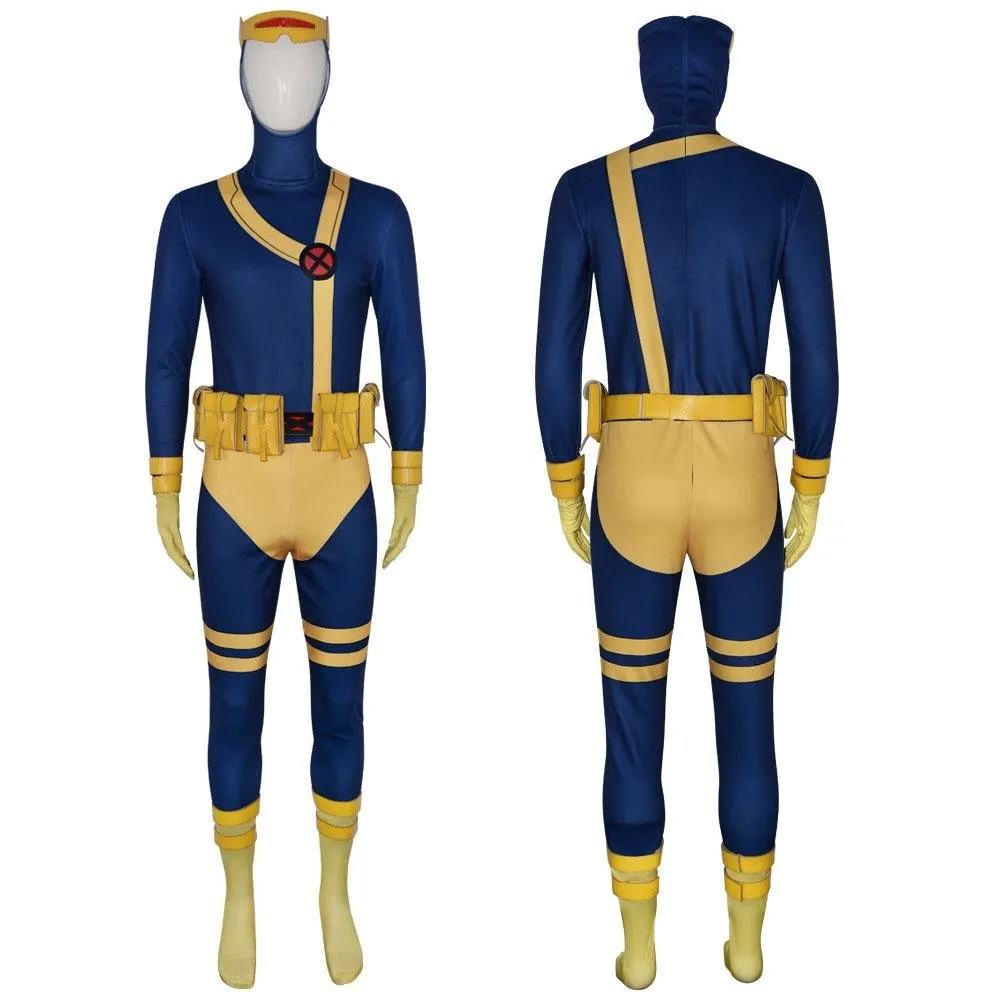 Scott Summers X-Men Cosplay Costumes Carnival Party Outfits Full Set For Adult