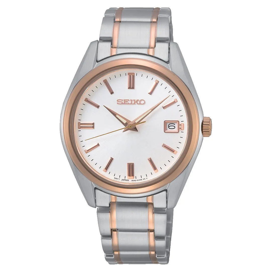 Seiko Ladies Two-Tone Conceptual Watch SUR322P1