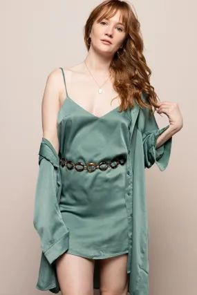 Slip Dress in Sage