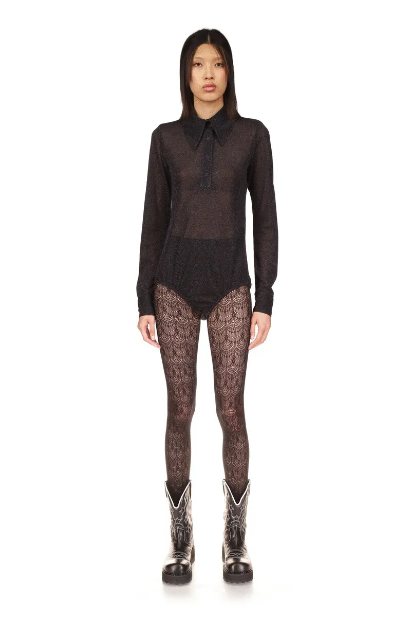 Sparkling Mesh Bodysuit