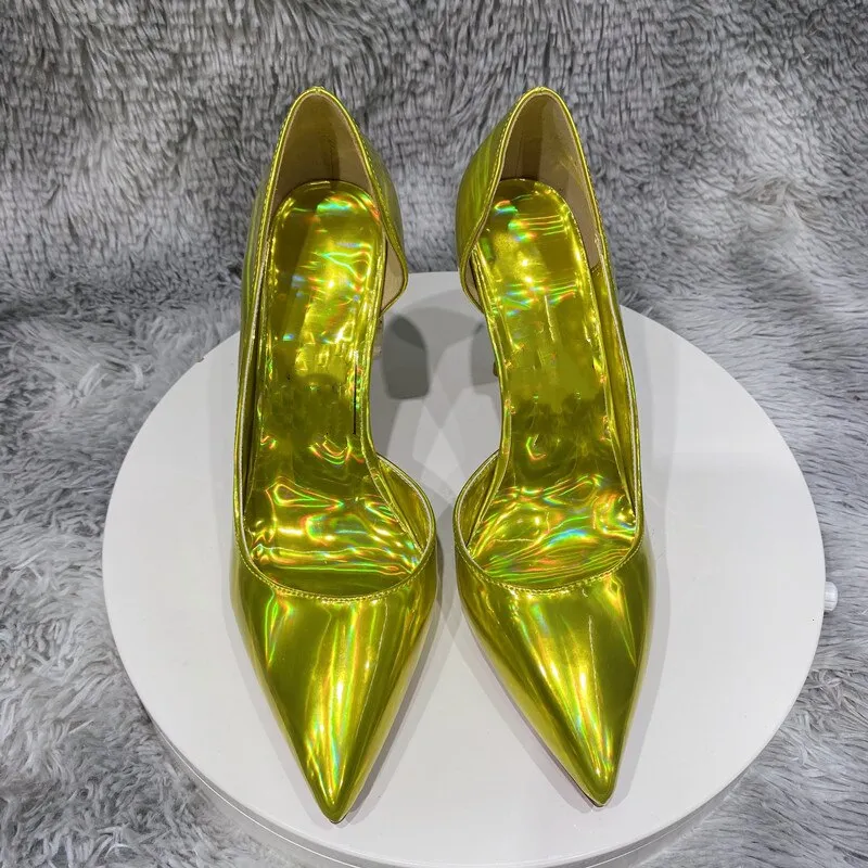 Sparkling Shiny High Heel D'Orsay Shoes