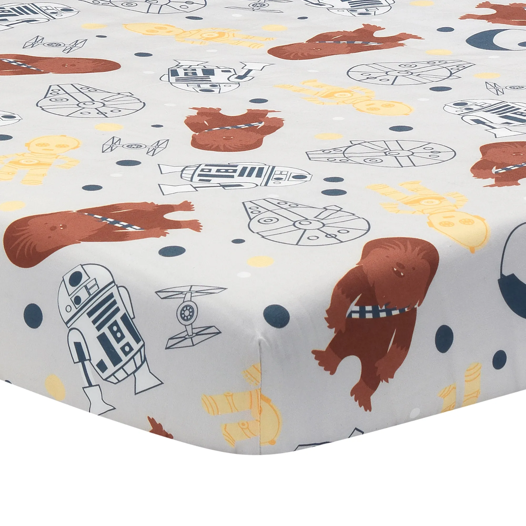 Star Wars Millennium Falcon 3-Piece Crib Bedding Set