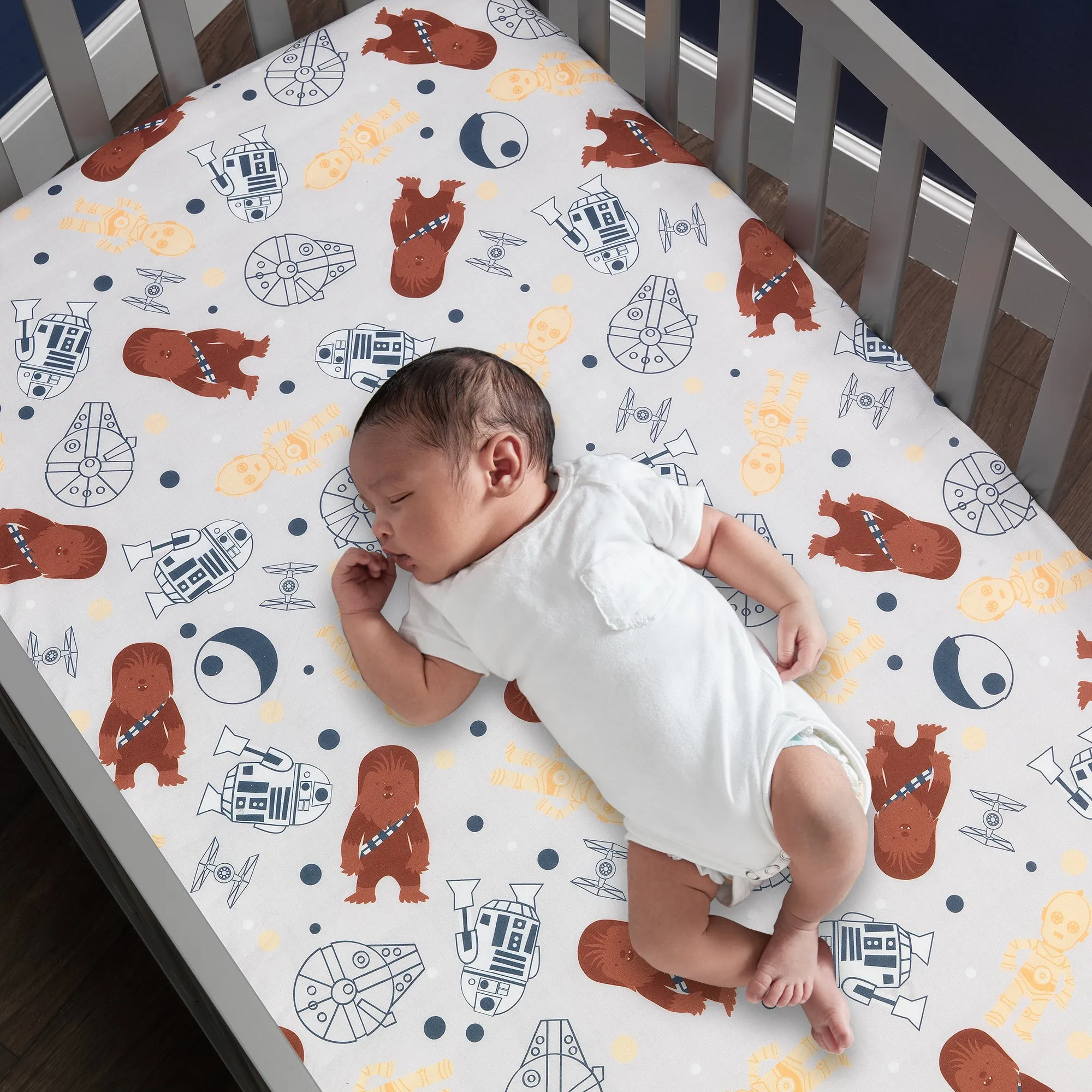 Star Wars Millennium Falcon 3-Piece Crib Bedding Set