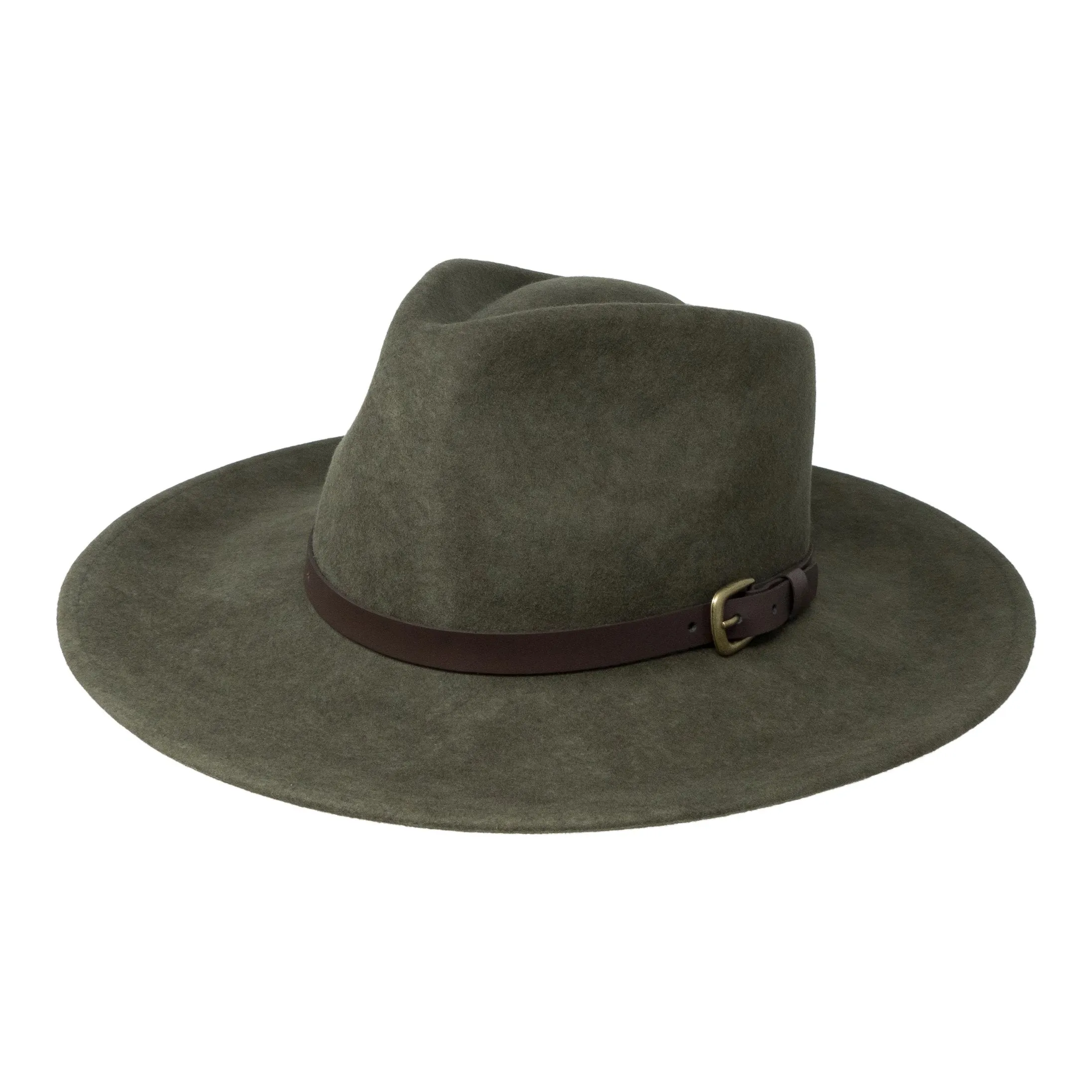 The Lewis - Teardrop Fedora - Wide Brim