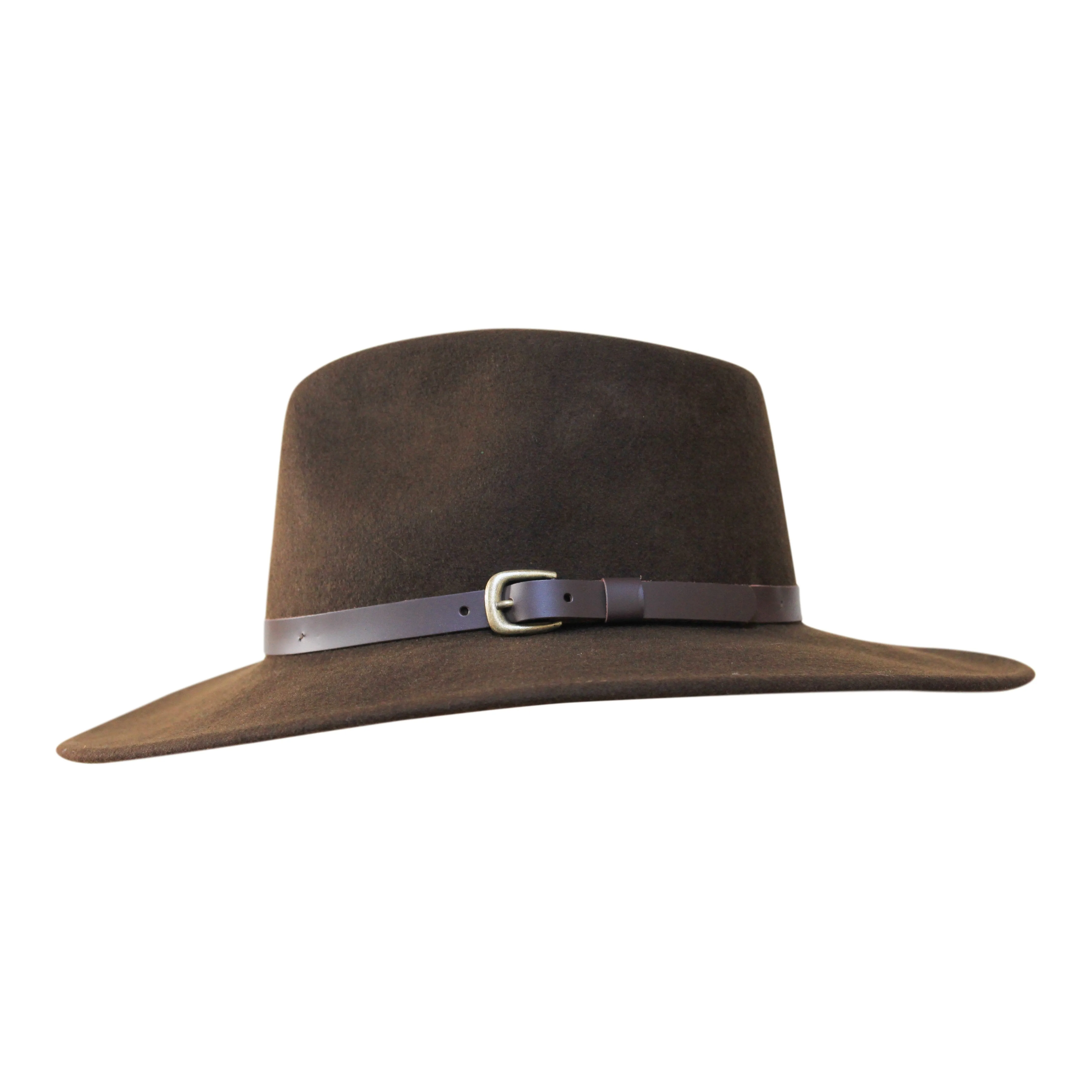 The Lewis - Teardrop Fedora - Wide Brim