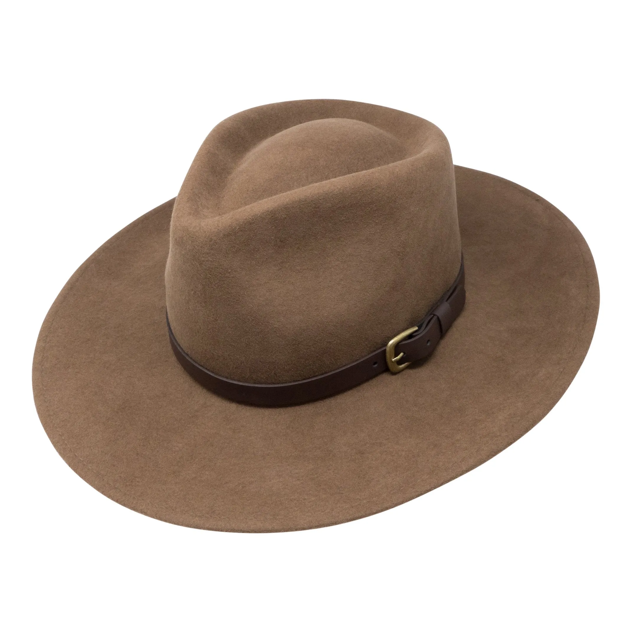 The Lewis - Teardrop Fedora - Wide Brim