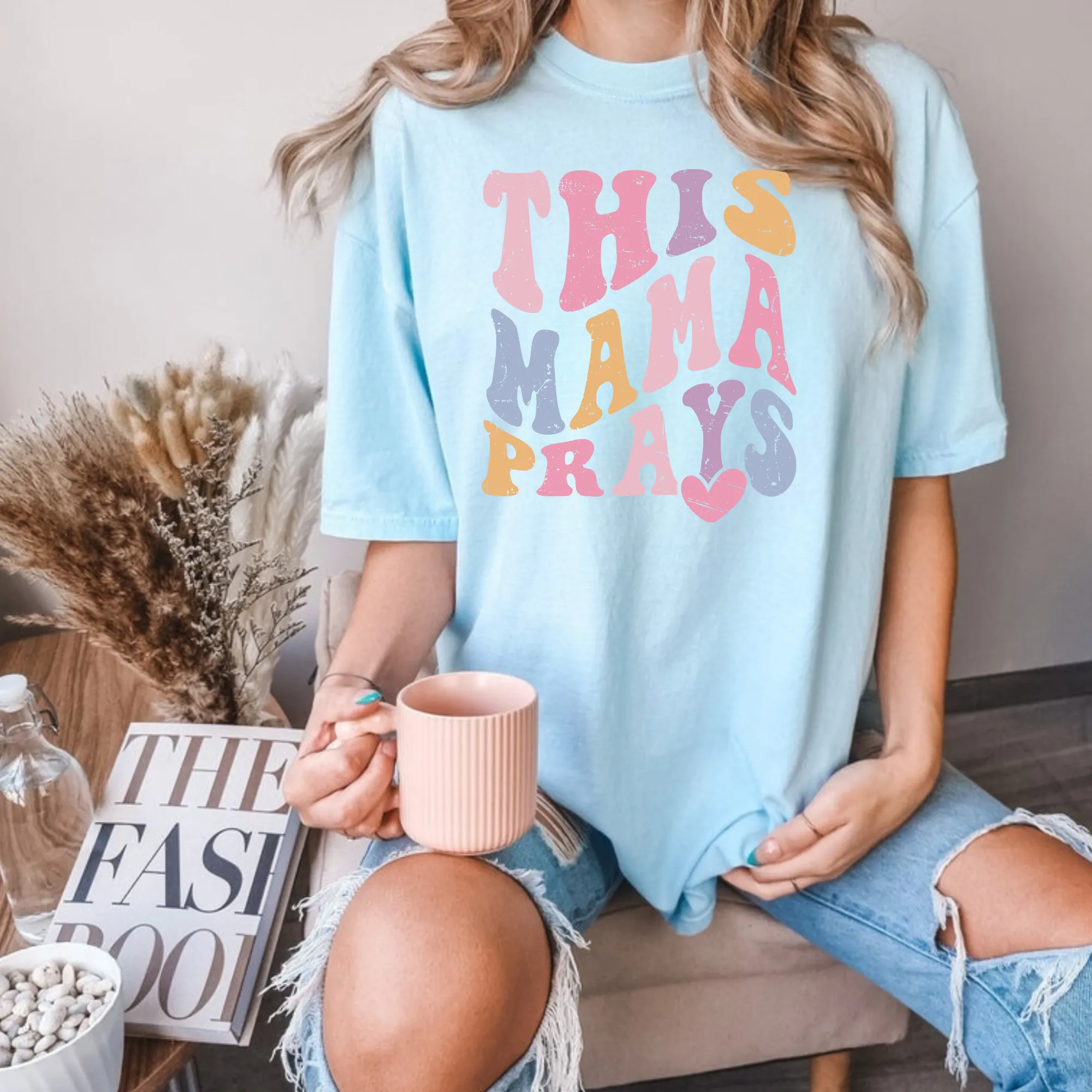 This Mama Prays | Christian Shirt for Women