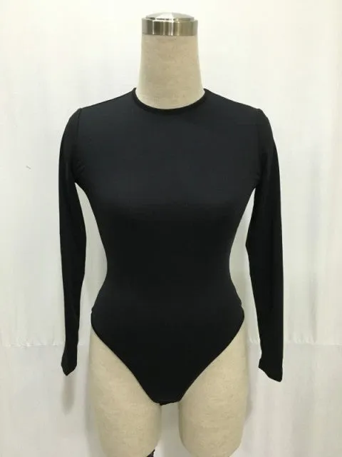 Trendy Casual Long Sleeve Bodysuit