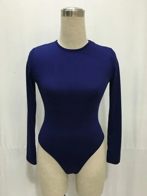 Trendy Casual Long Sleeve Bodysuit