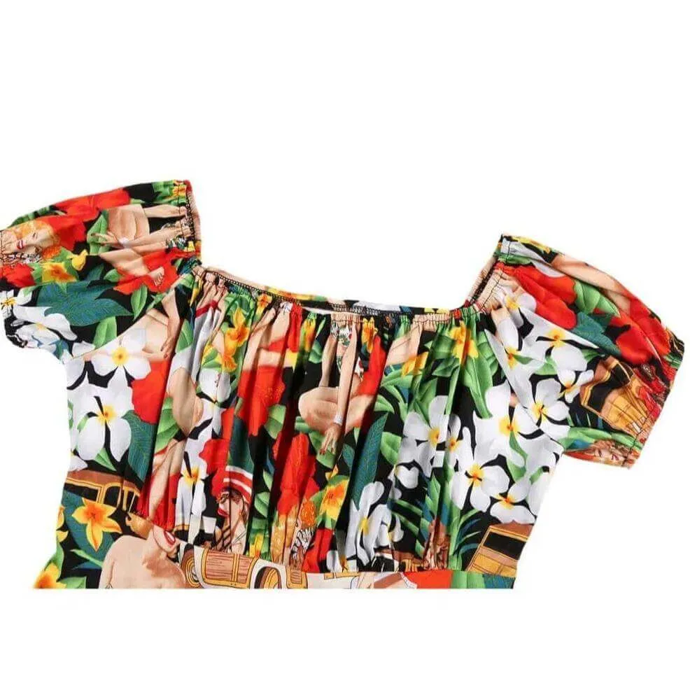 Tropical Pinups 50s Dress [IN STOCK]