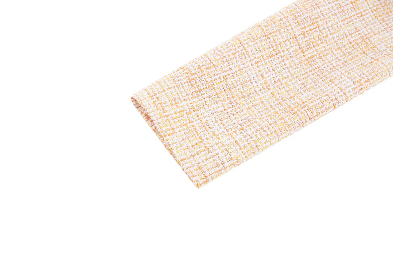 Tweed Round Neck Jacket