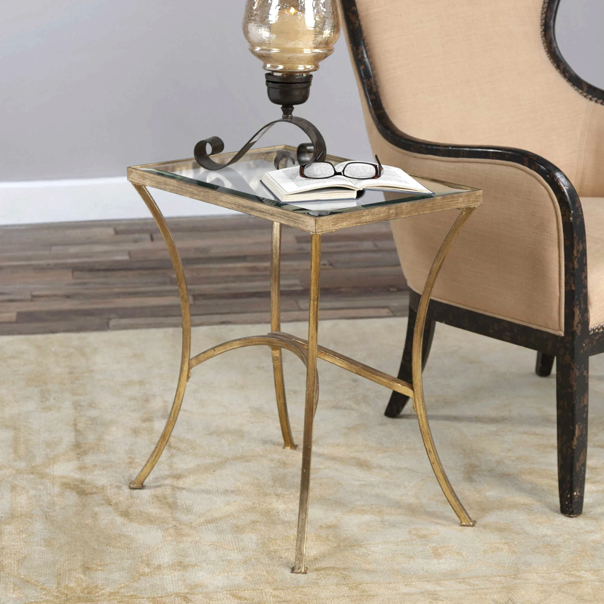 Uttermost Alayna Gold End Table