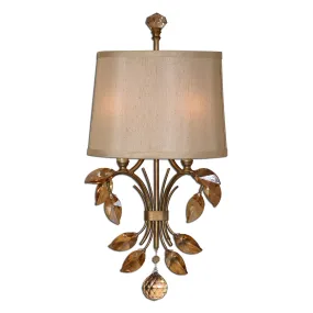 Uttermost Alenya 2 Light Gold Wall Sconce