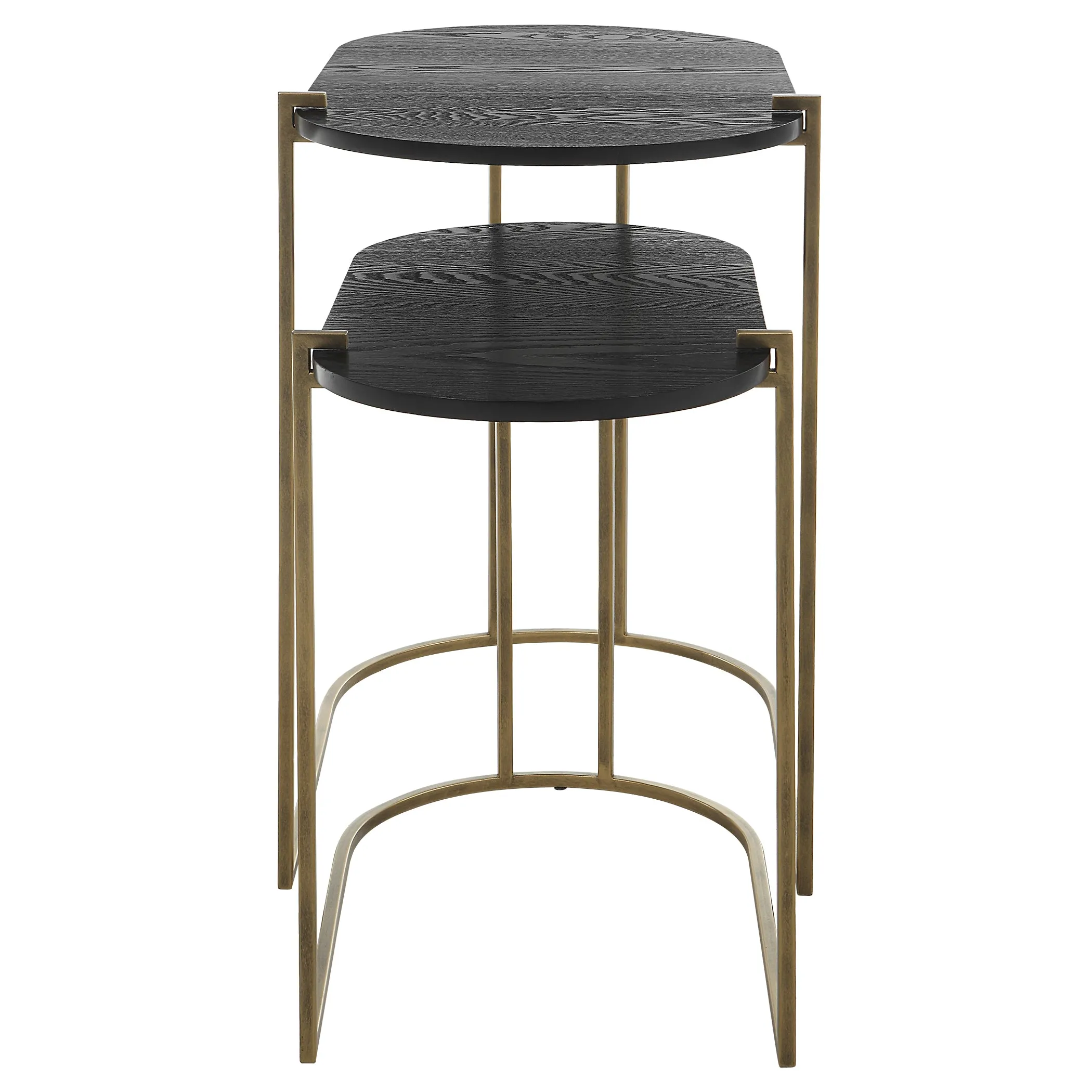 Uttermost Aztec Wood Nesting Tables, Set/2