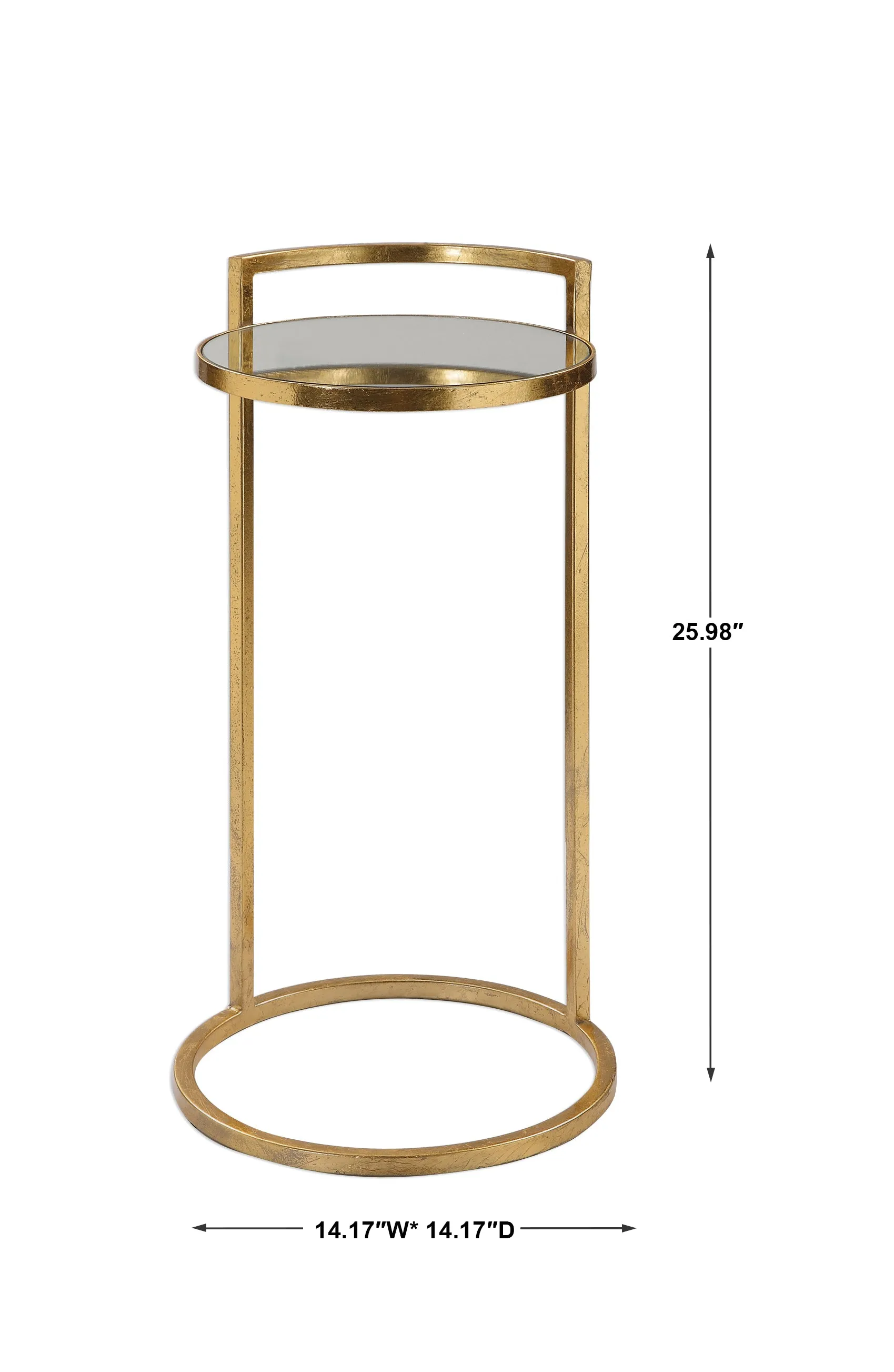 Uttermost Cailin Gold Accent Table