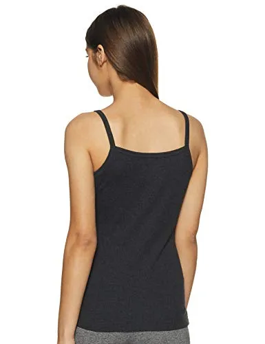 Van Heusen Women Anti Bacterial Thermal Camisole - Sleeveless_77204_Charcoal Melange_S