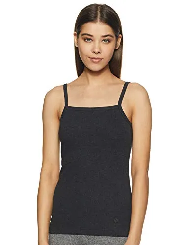 Van Heusen Women Anti Bacterial Thermal Camisole - Sleeveless_77204_Charcoal Melange_S