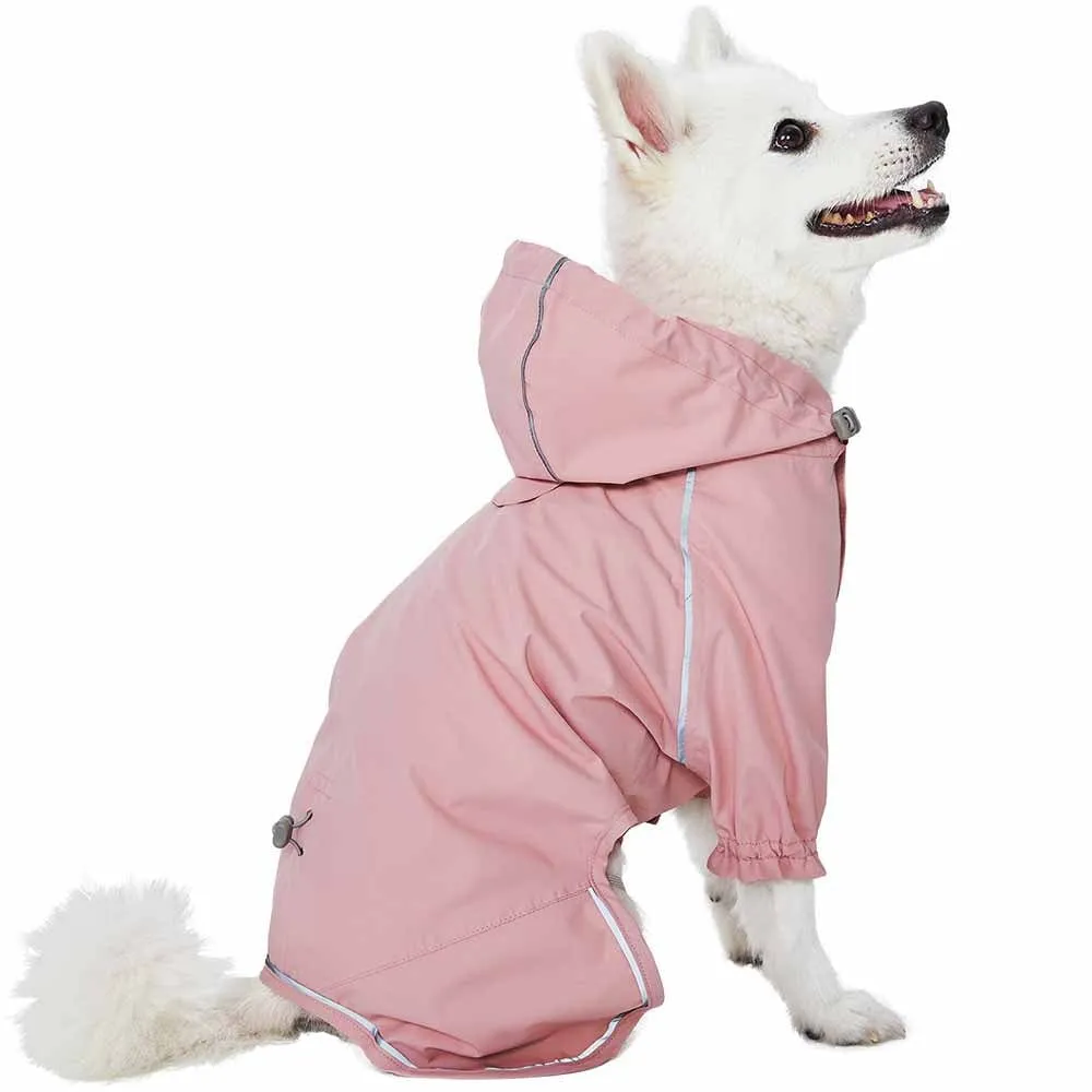 Waterproof | Reflective Dog Raincoat with 2 Legs