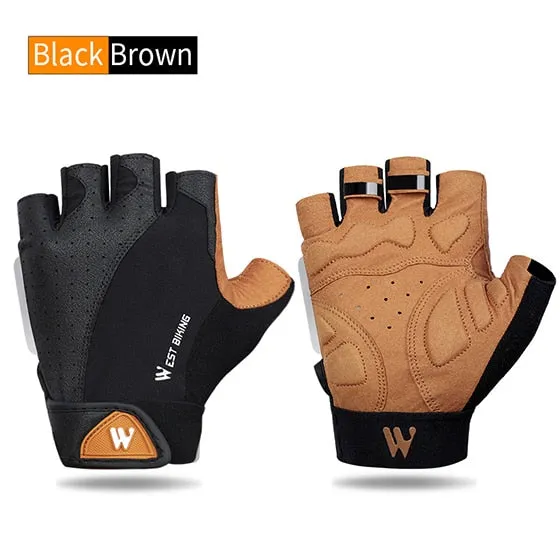 West Biking Anti-Slip Bicycle, Motocross and Motorcycle Gloves