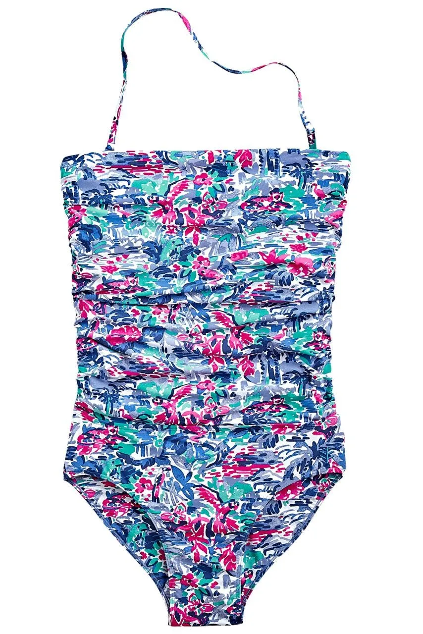 Women's Lanikai 3-in-1 Swim Bottoms  |  Multicolor Painted Rainforest