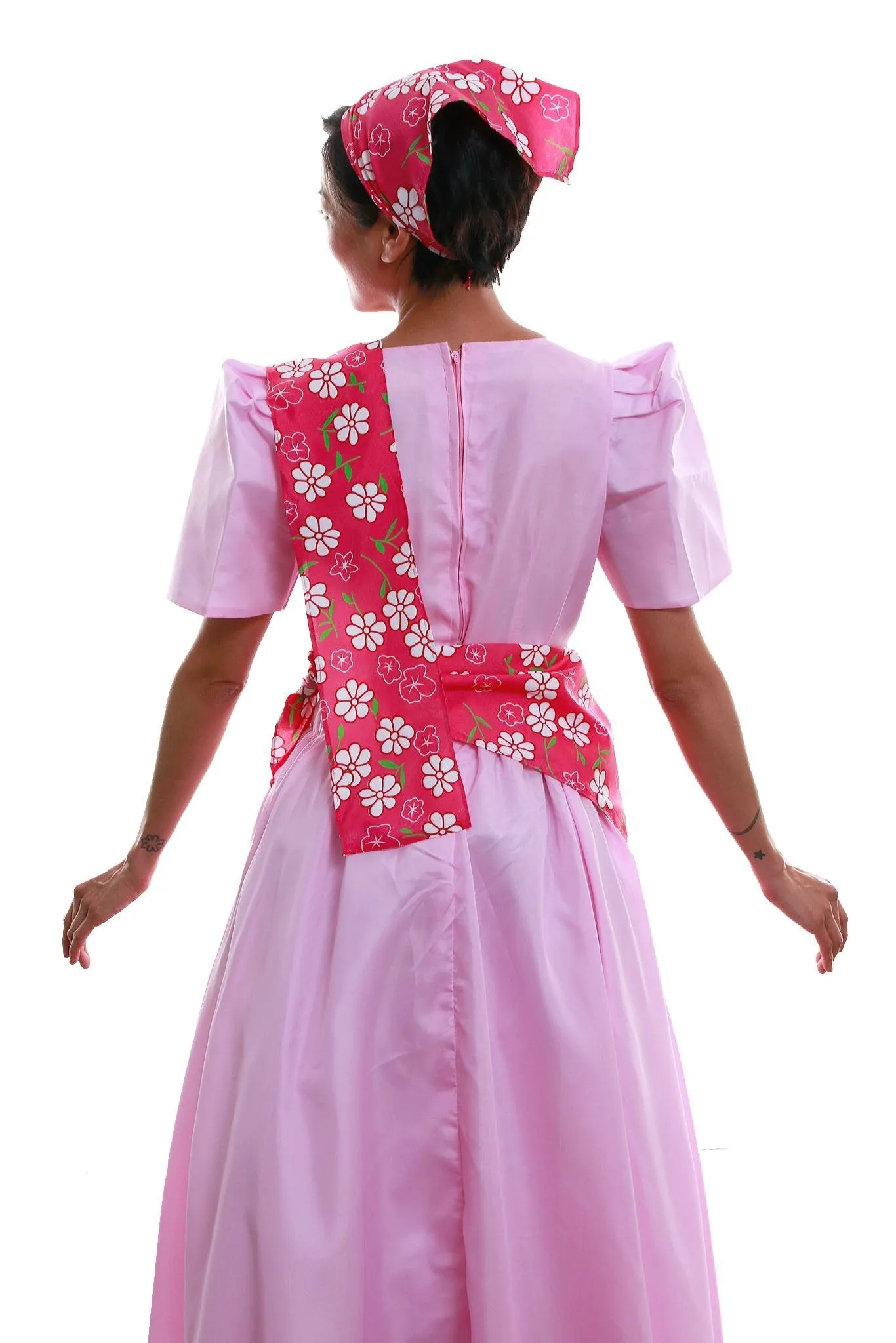 WS19 - Balintawak Gina Dress Pink - Filipiniana