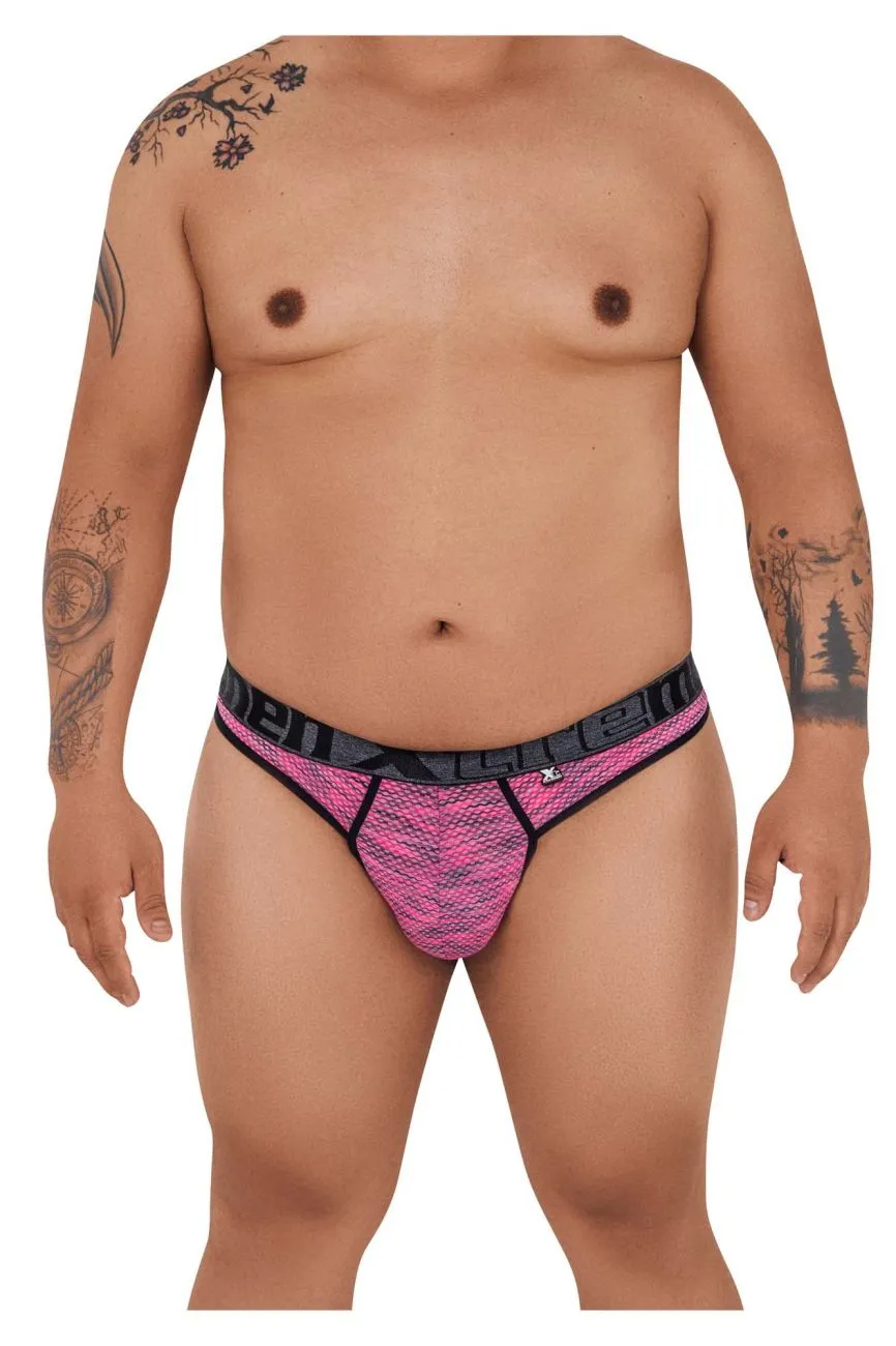 Xtremen 91100X Microfiber Mesh Thongs Color Pink