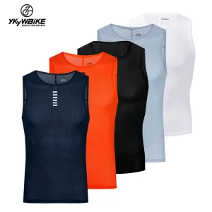 YKYW Men's Cycling Base Layer Vest Sleeveless Quick Dry Compression 50  UV Protection 7 Colors