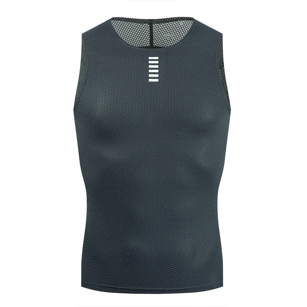 YKYW Men's Cycling Base Layer Vest Sleeveless Quick Dry Compression 50  UV Protection 7 Colors
